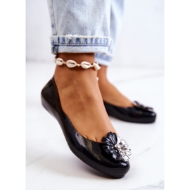 Balerini de cauciuc parfumați de damă ZAXY JJ285048 Negri negru 2