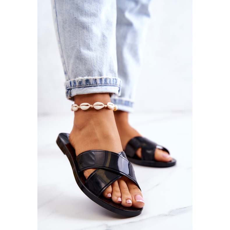 Papuci parfumati dama ZAXY JJ285077 Negri negru 2