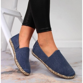 Espadrile Big Star W JJ274902 albastre albastru marin albastru 2