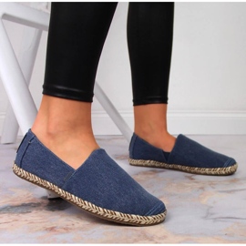 Espadrile Big Star W JJ274902 albastre albastru marin albastru 3