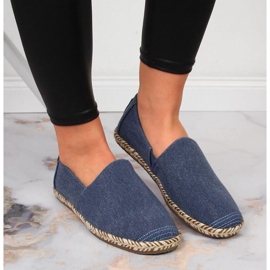 Espadrile Big Star W JJ274902 albastre albastru marin albastru 4