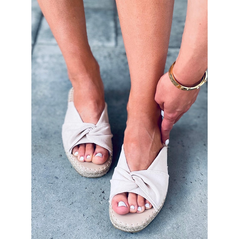 Espadrile Teit Bej 2