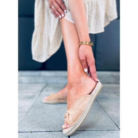 Espadrile Teit Camel maro 1