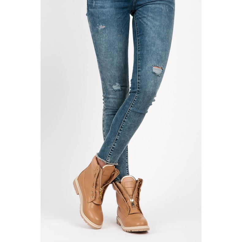 Vices Trappers eleganti pe un glisor maro 2