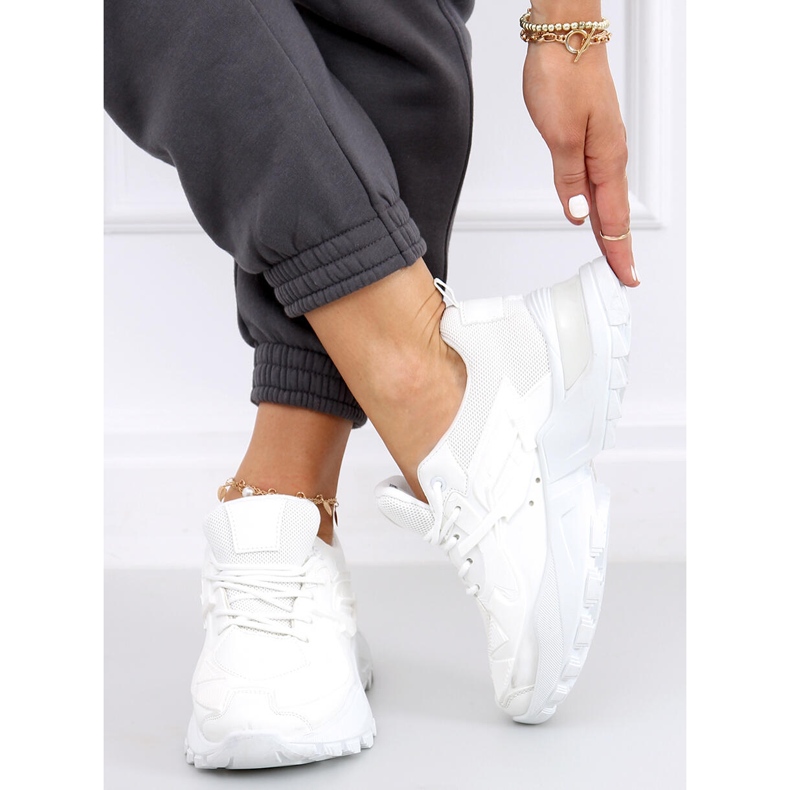 Pantofi sport dama Sana Bianco alb 2