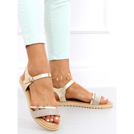 Sandale de dama Tenda Gold de aur 1