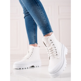 Melisa Adidași la modă pe platformă alb 1