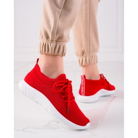 TRENDI Adidași sportivi ușori roșu 1