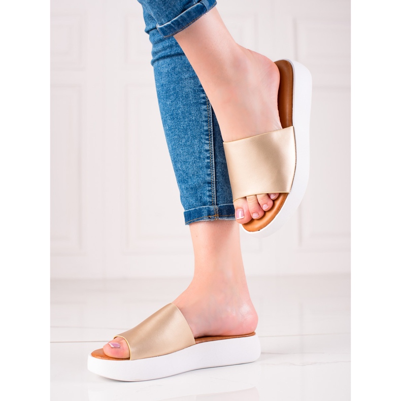 Encor Papuci Aurii Pe Platformă de aur 1