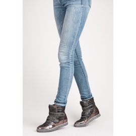 Show It Tenisi lucioși gri 1