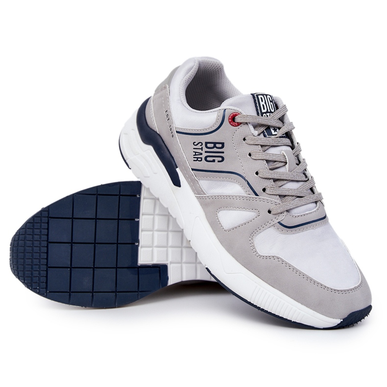 Pantofi bărbați Big Star JJ174276 gri 1
