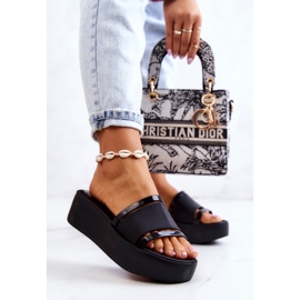 Papuci parfumati dama ZAXY HH285197 Negri negru 2