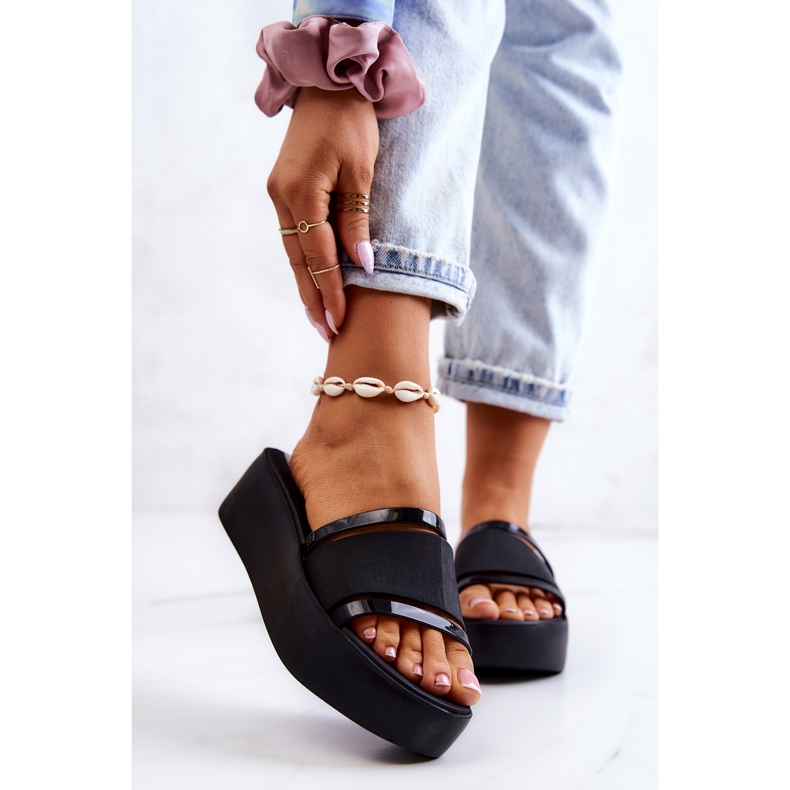 Papuci parfumati dama ZAXY HH285197 Negri negru 1