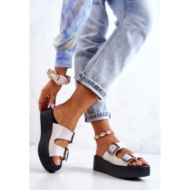 Parfumați ZAXY HH285181 Papuci de cauciuc alb-negru 2