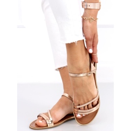 Sandale dama Dana Champagne roz 1