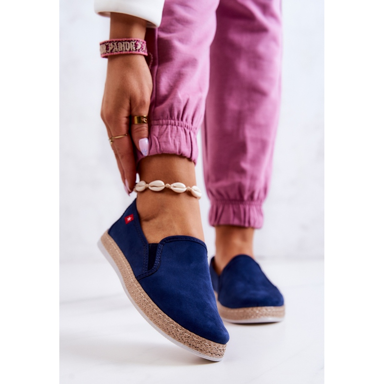 Espadrile pentru damă Big Star JJ276003 Bleumarin albastru marin 1 Espadrile pentru damă Big Star JJ276003 Bleumarin albastru marin 1
