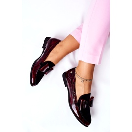 Mocasini cu lacuri Maciejka pentru femei, maro Burgundy 04099-33 / 00-1 negru roșu 1 Mocasini cu lacuri Maciejka pentru femei, maro Burgundy 04099-33 / 00-1 negru roșu 1