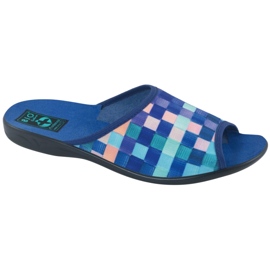 Papuci de damă Adanex 27268 SAK1 violet albastru marin albastru portocale 1