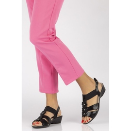 Sandale Filippo DS062 / 18 Bk negre negru 2