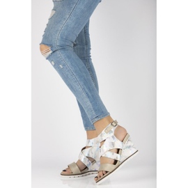Sandale Filippo DS175 / 18 SL argintii gri multicolor 4