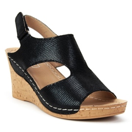 Sandale Filippo DS785 / 19 Bk Black negru 1