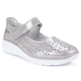 Filippo DP640 / 19 Si pantofi argintii 1