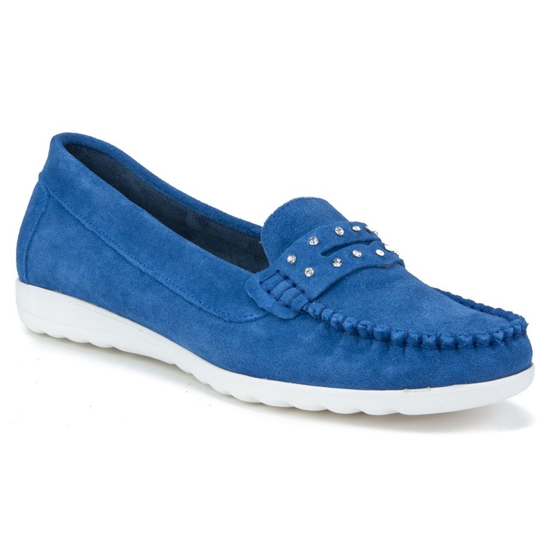 Filippo 10092 W. Mocasini albastri albastru 1