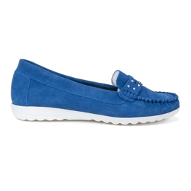 Filippo 10092 W. Mocasini albastri albastru 4