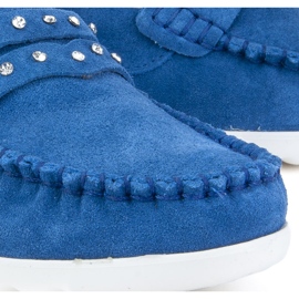 Filippo 10092 W. Mocasini albastri albastru 5