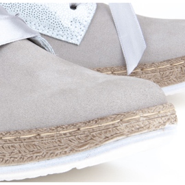 Pantofi Filippo 511S nubuc gri argint 3
