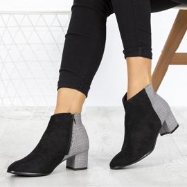 Cizme Filippo DBT936 / 19 Bk Gr negre si gri negru 1