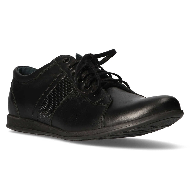 Pantofi din piele Filippo 2063 negru 1