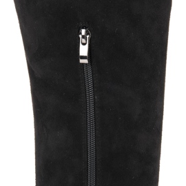 Filippo DKZ1029 / 19 Bk Cizme negre negru argint gri 1