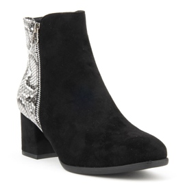 Cizme Filippo DBT977 / 19 Bk Gr Black Grey negru 1
