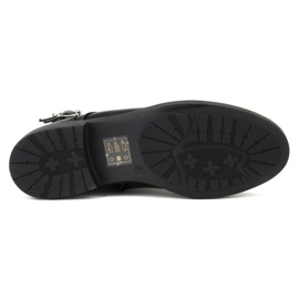 Cizme Filippo negre DBT1015 / 19 Bk negru argint gri 9