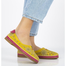 Pantofi din piele Filippo DP1224 / 20 Yl Galben 1 Pantofi din piele Filippo DP1224 / 20 Yl Galben 1