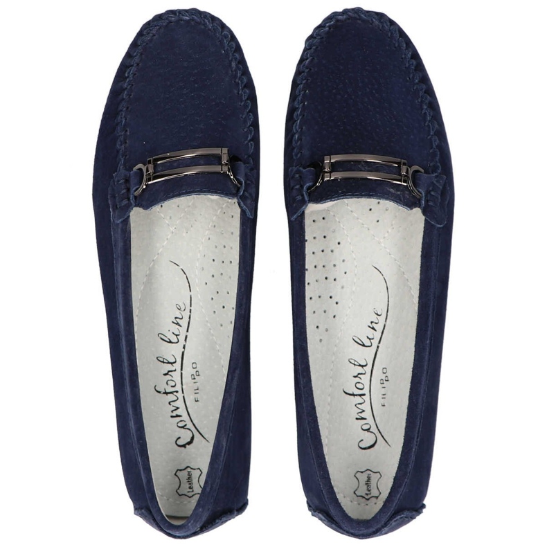 Pantofi Filippo DP1202 / 20 Nv Navy albastru marin 2