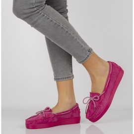 Pantofi din piele Filippo DP1200 / 20 Fh roz violet 1 Pantofi din piele Filippo DP1200 / 20 Fh roz violet 1