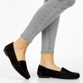 Mocasini din piele Filippo DP644 / 20 Bk negru 1