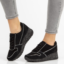 Pantofi din piele Filippo DP943 / 20 Negru 1