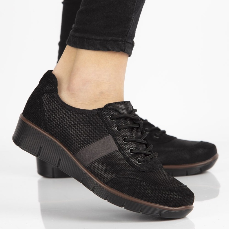 Filippo DP028 / 20 Bk pantofi negri negru 2