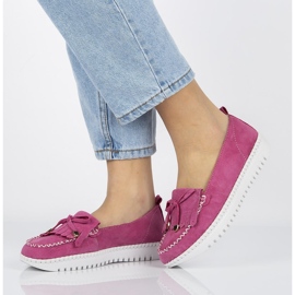 Pantofi din piele Filippo DP021 / 20 Fh roz 1 Pantofi din piele Filippo DP021 / 20 Fh roz 1