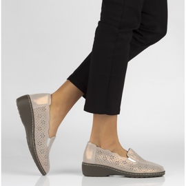 Pantofi Filippo DP754 / 20 Go Gold roz de aur galben 2