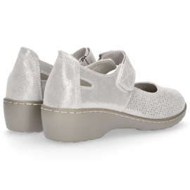 Pantofi Filippo DP1319 / 20 Si Silver argint gri 2
