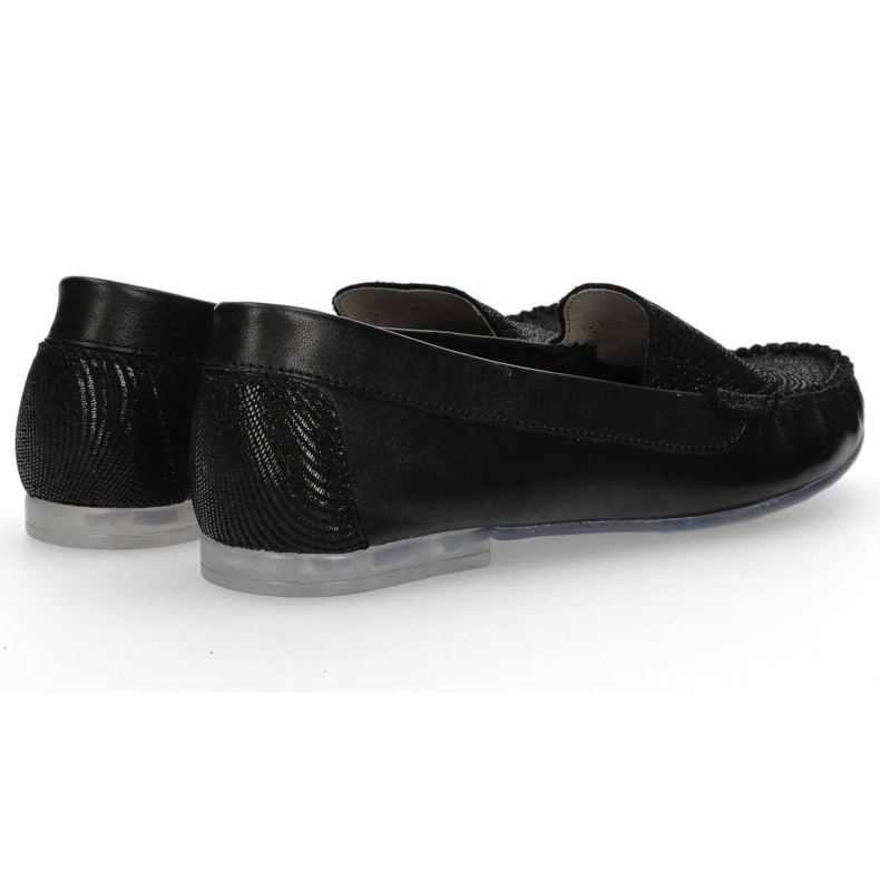 Mocasini Filippo 10016 Tejus negru + Black Snake 2