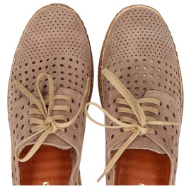 Pantofi Filippo 20071 Velour Taupe maro 1 Pantofi Filippo 20071 Velour Taupe maro 1