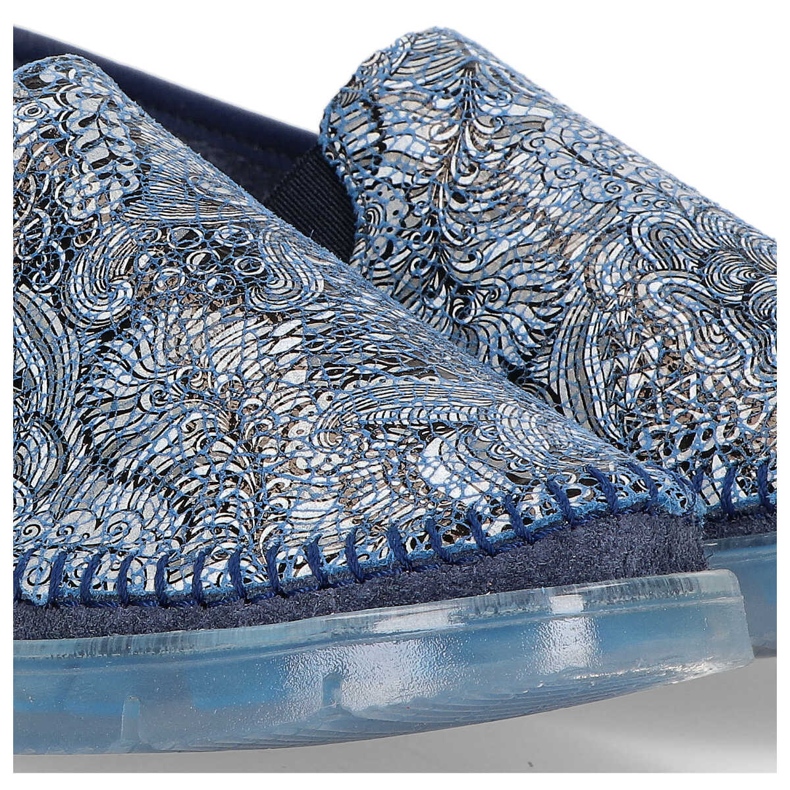 Filippo 03512-25 / 00-0 GR + pantofi WZORY albastru marin 2