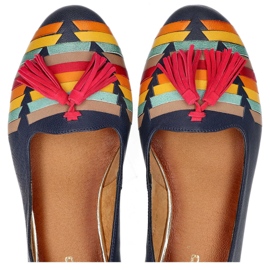 Filippo 04016-17 / 00-5 Pantofi bleumarin albastru marin multicolor 1