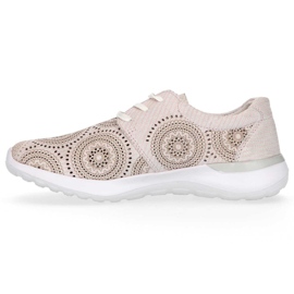 Pantofi din piele Filippo DP201 / 20 Pi roz 5