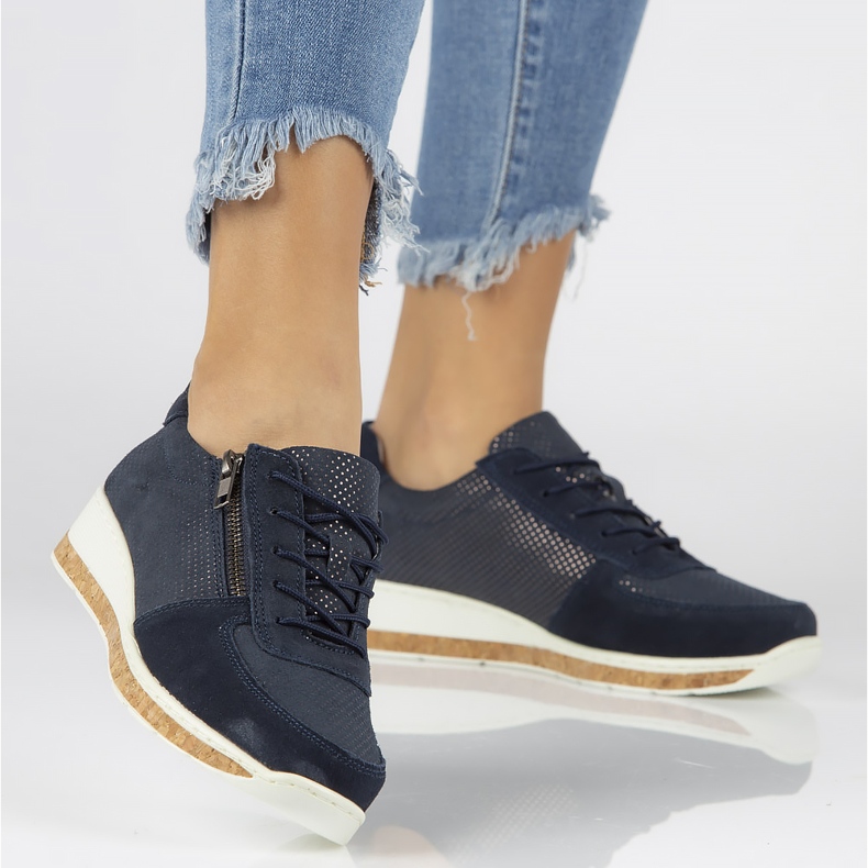 Pantofi Filippo DP1252 / 20 Nv Navy albastru marin 2